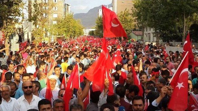 Van’da Darbe Ve Teröre Lanet Yürüyüşü