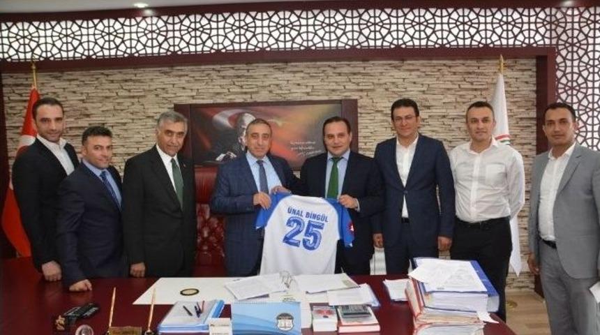 Bb Erzurumspor&rsquo;dan Yargı Başkanlarına Ziyaret