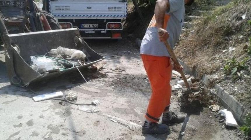 İzmit&rsquo;te Atık Toplama &Ccedil;alışmaları Devam Ediyor