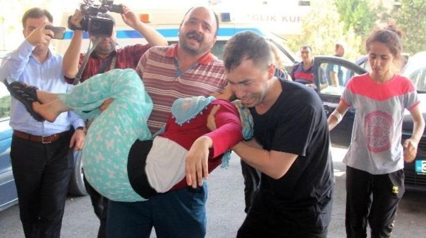 Saldırıda Yaralanan Gelin, Baygınlık Ge&ccedil;irdi