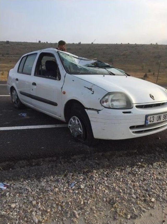 Kütahya’da Trafik Kazası: 1 Ölü, 1 Yaralı