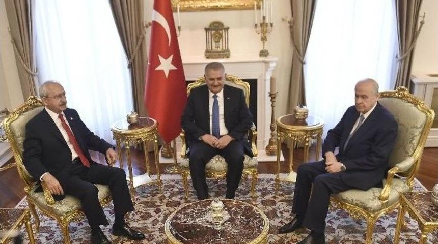 Kılı&ccedil;daroğlu Ve Bah&ccedil;eli Başbakanlık&rsquo;ta