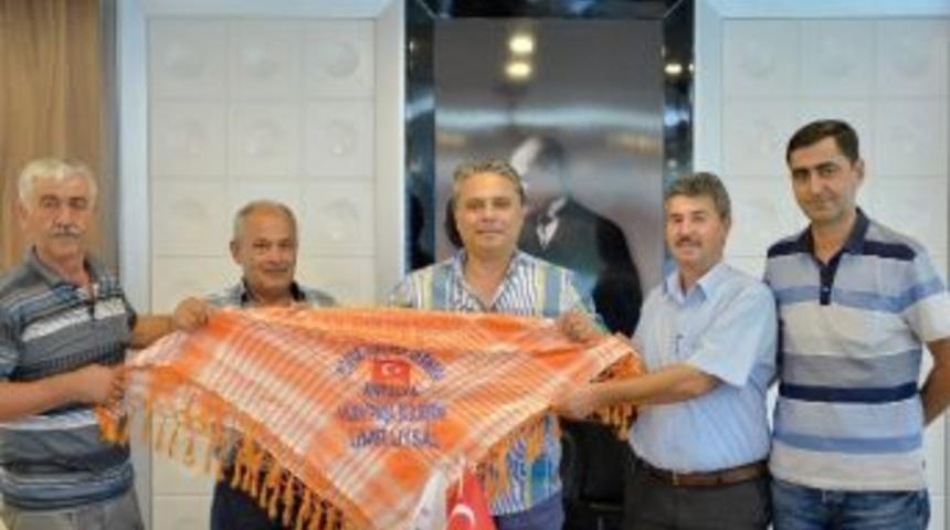 Y&ouml;r&uuml;klerden Başkan Uysal&rsquo;a Ziyaret