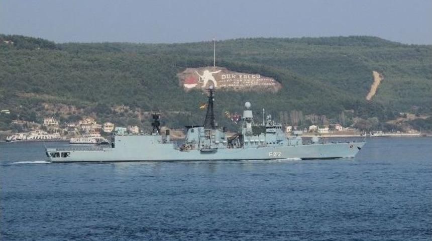 Alman Savaş Gemisi &Ccedil;anakkale&rsquo;ye Geldi