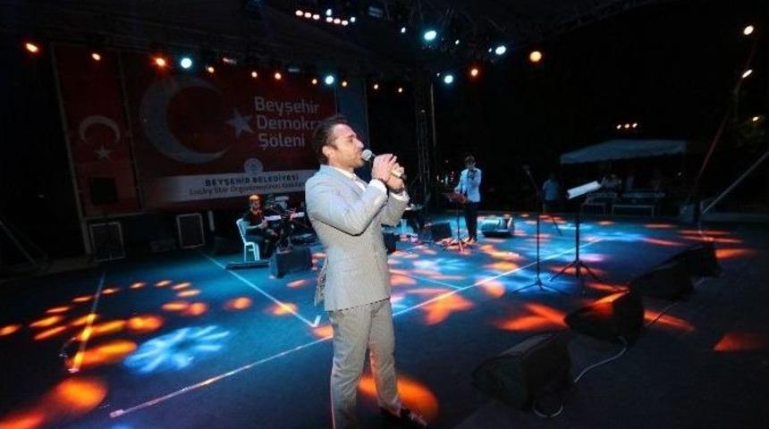 Uğur Arslan, Demokrasi Ş&ouml;leninde Beyşehirlilerle Bir Araya Geldi