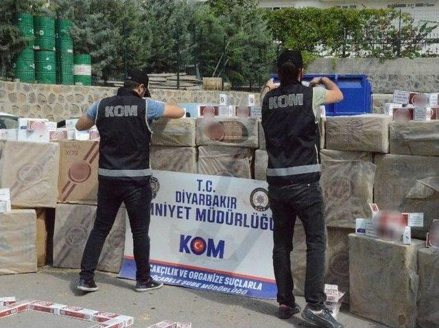 Diyarbakır’da 2 Milyon Tl’lik Kaçak Sigara Ele Geçirildi