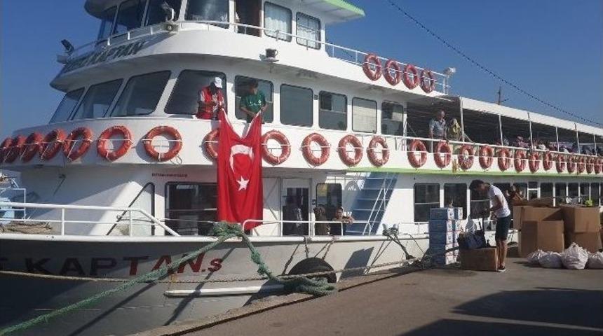 Spastik Engelli &Ccedil;ocuklar K&ouml;rfez Turuyla Eğlendi