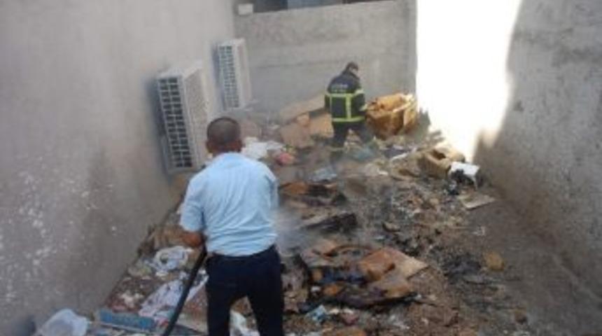 Odunluk Yangını Paniğe Neden Oldu