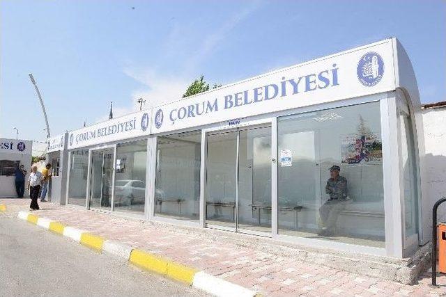 Çorum Belediyesi Klimalı Durak Sayısını Çoğaltıyor