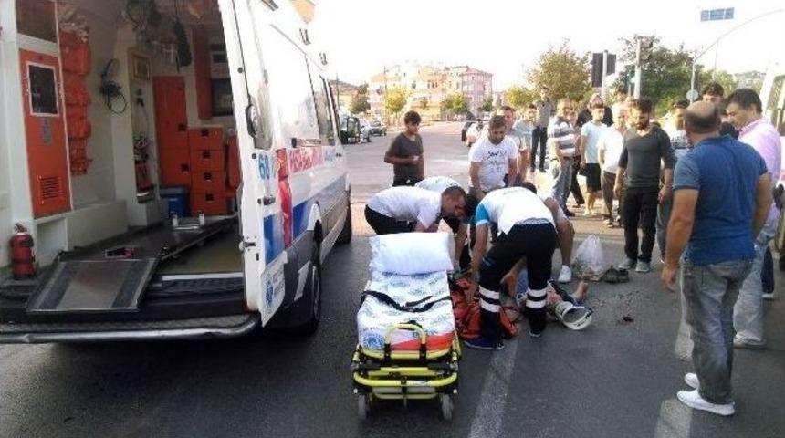 Silivri&rsquo;de Trafik Kazası: 1 Yaralı