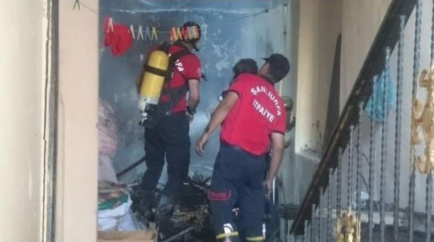 Odunlukta &Ccedil;ıkan Yangın Korkuttu