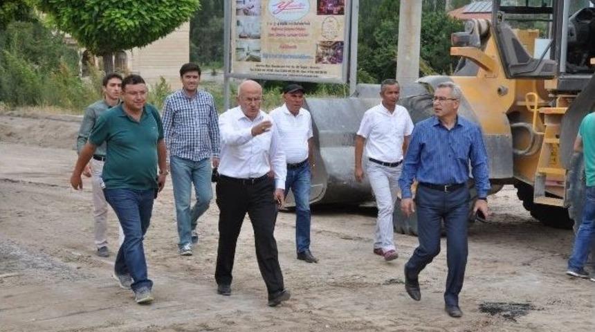 &Uuml;rg&uuml;p&rsquo;te Sıcak Asfalt &Ccedil;alışmaları Başladı