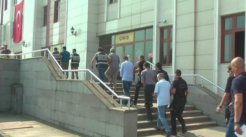 D&uuml;zce&rsquo;de Fet&ouml;&rsquo;den G&ouml;zaltına Alınan 7 Kişi Adliyeye Sevk Edildi