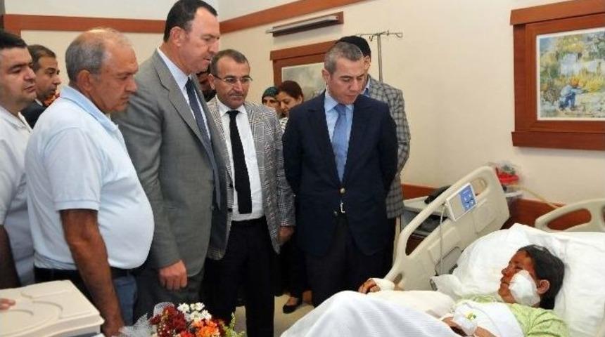 Gso&rsquo;dan Ter&ouml;r Saldırısında Yaralananlara Ge&ccedil;miş Olsun Ziyareti