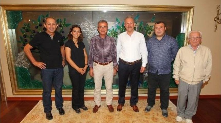 Başkan K&ouml;şker, Ardahan İl&ccedil;e Başkanı Ayhan B&uuml;y&uuml;kkaya&rsquo;yı Ağırladı