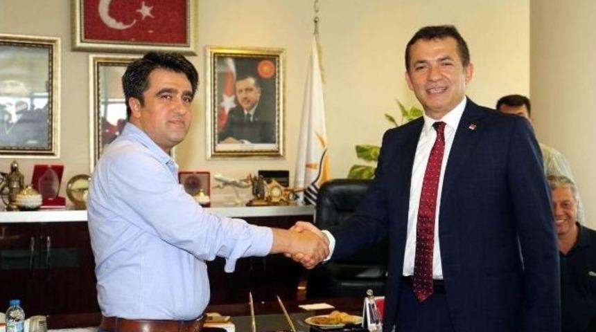 Chp Mersin İl Y&ouml;netiminden, Ak Parti İl Y&ouml;netimine Ziyaret