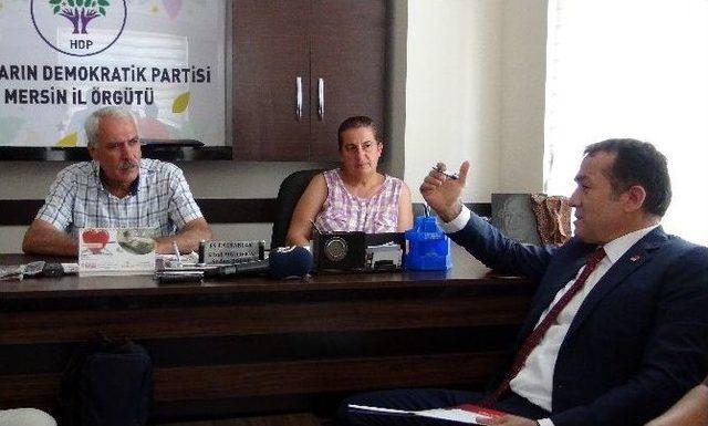 Chp Mersin İl Yönetiminden, Ak Parti İl Yönetimine Ziyaret