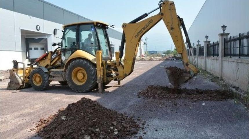 Kartepe&rsquo;de Yağmursuyu Hattı &Ccedil;alışması