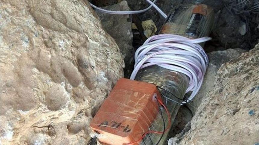 &Ouml;merli&rsquo;de 1,5 Ton Patlayıcı İmha Edildi