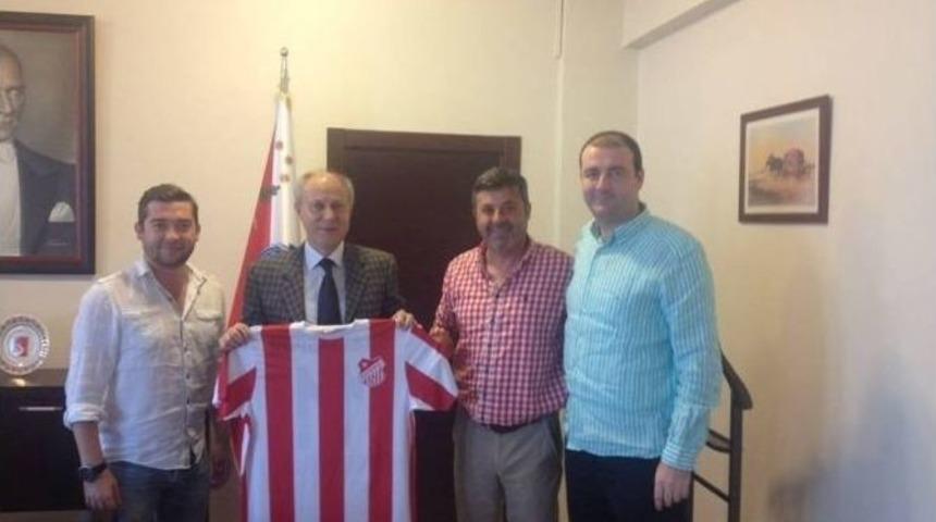 Bilecikspor Başkanı Cinoğlu&rsquo;ndan Emniyet M&uuml;d&uuml;r&uuml; Namal&rsquo;a Ziyaret