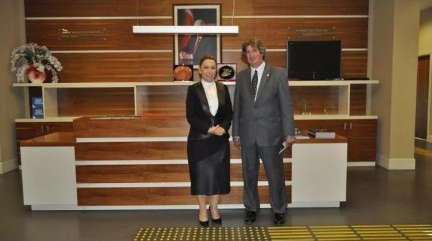 Tgf Heyeti Ak Parti Genel Merkezi&rsquo;ni Ziyaret Etti