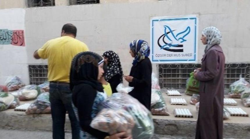 Muş &Ouml;zg&uuml;r Der&rsquo;den Halep&rsquo;e Yardım