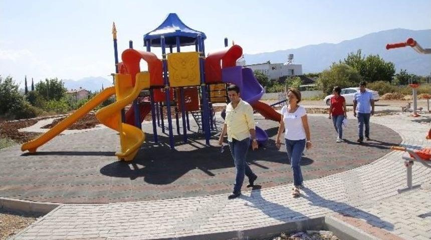 Başkan Gen&ccedil;, Park Ve Sosyal Alanlarda Ki &Ccedil;alışmaları İnceledi