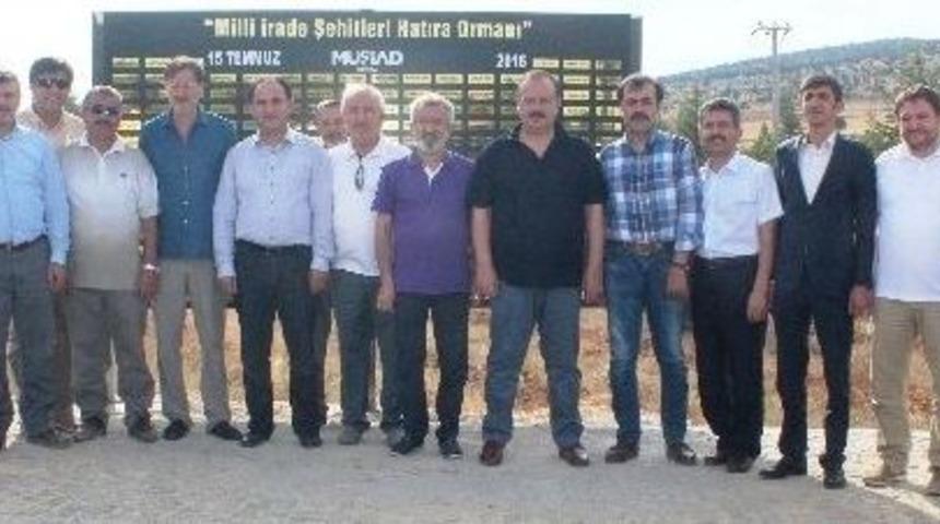 M&uuml;siad Konya Şubesi, Milli İrade Şehitlerinin Adını Yaşatıyor
