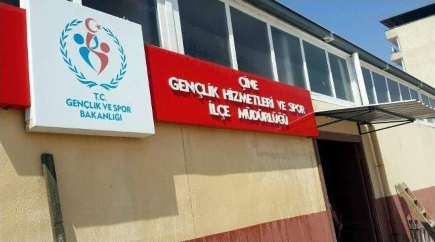 &Ccedil;ine Spor Salonundaki Bakım Onarım &Ccedil;alışmalarında Sona Yaklaşıldı