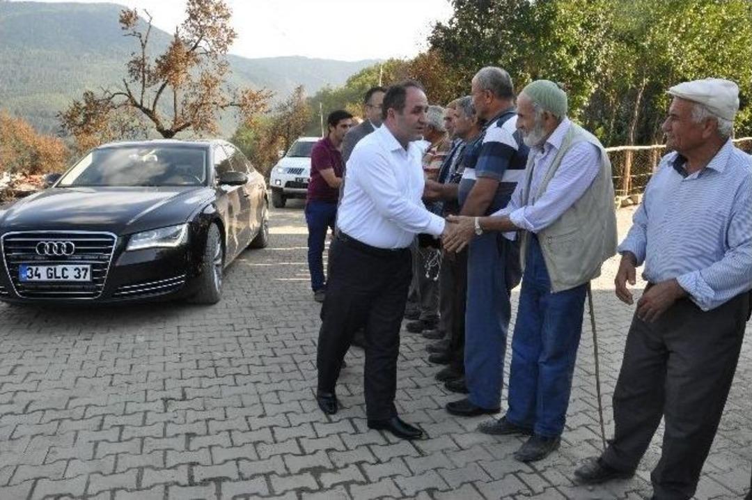 Ak Parti Milletvekili Demir, Yangın B&ouml;lgesini İnceledi