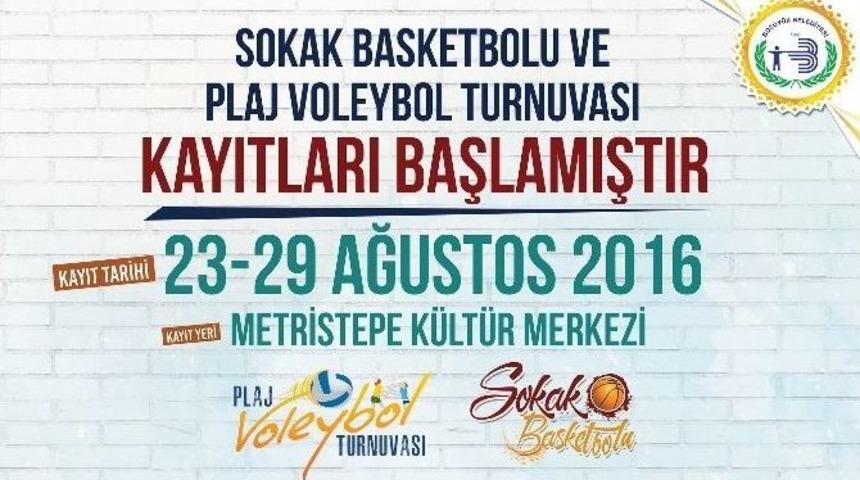 Boz&uuml;y&uuml;k Belediyesi&rsquo;nden &ldquo;plaj Voleybolu İle Sokak Futbolu&rdquo; Turnuvası