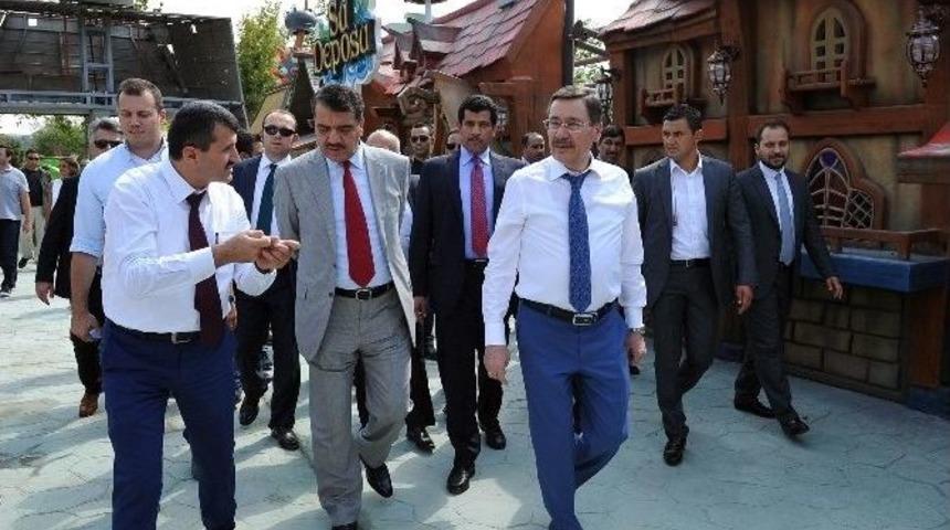 G&ouml;k&ccedil;ek, Katar Heyeti İle Ankara Turu Yaptı