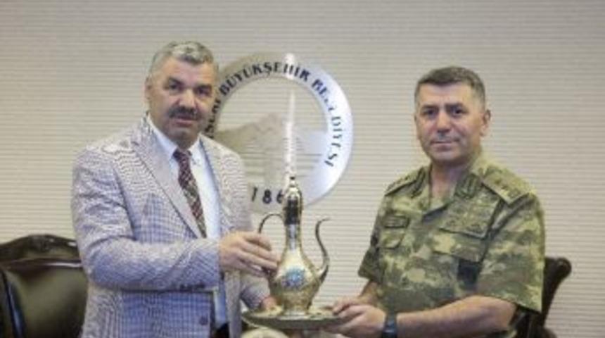 T&uuml;mgeneral Aydın, Başkan &Ccedil;elik&rsquo;e Veda Etti