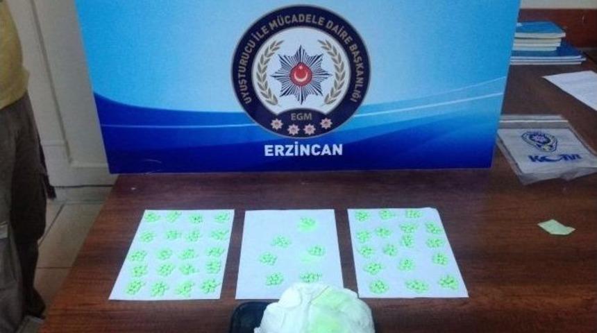 Erzincan Da 426 Adet Sentetik Uyuşturucu Ele Ge&ccedil;irildi