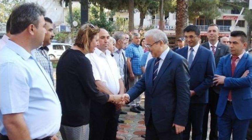 Vali G&uuml;ven&ccedil;er&rsquo;den Sarıg&ouml;l Ziyareti