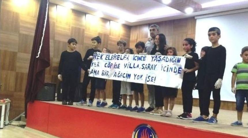 Ted &Ouml;ğrencileri Pandomim Sanatıyla Doğaya Seslendi