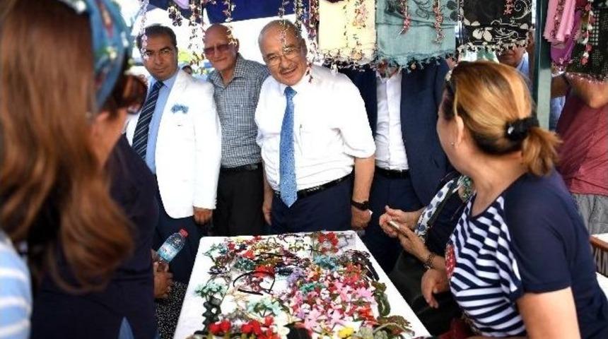 &Ccedil;amlıyayla İğne Oyası Festivali Başladı