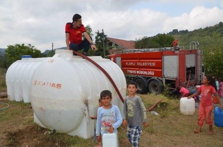 Alaplı Belediyesi Fındık İşçilerinin Su İhtiyacını Karşılıyor