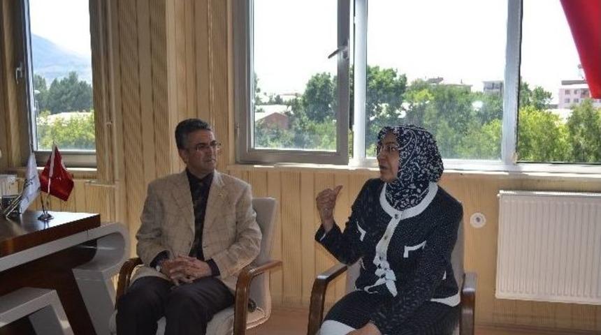 Mhp Erzurum Milletvekili Aydın, Asp İl M&uuml;d&uuml;rl&uuml;ğ&uuml;n&uuml; Ziyaret Etti