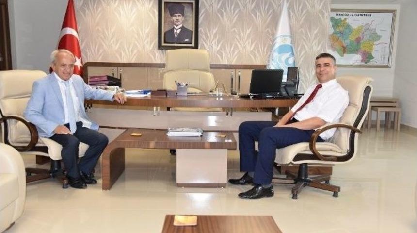 Vali Yardımcısı &Ccedil;akıcı&rsquo;dan Maski Genel M&uuml;d&uuml;r&uuml; Coşkun&rsquo;a Ziyaret