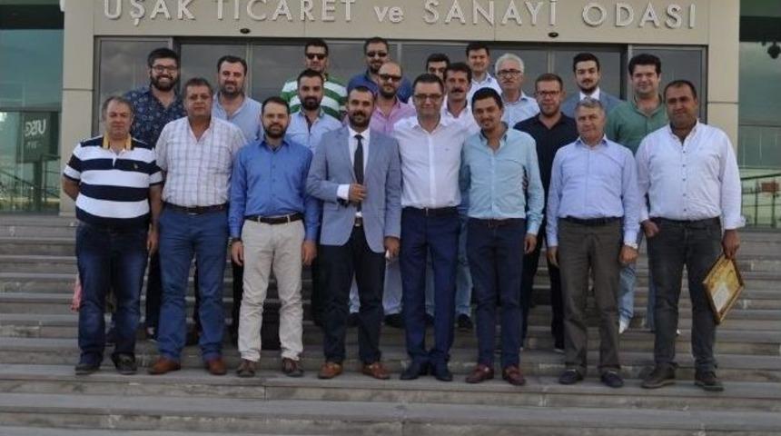 Tobb Uşak Gen&ccedil; Girişimciler Kurulu, Utso Y&ouml;netimini Ziyaret Etti