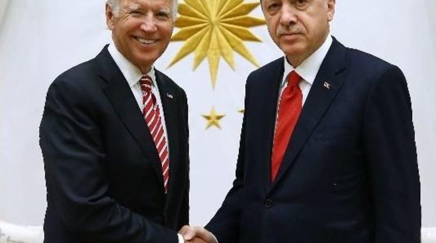 Cumhurbaşkanı Erdoğan, Biden&rsquo;ı Kabul Etti