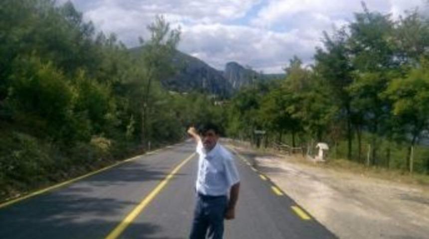 Muhtardan Yol Teşekk&uuml;r&uuml;