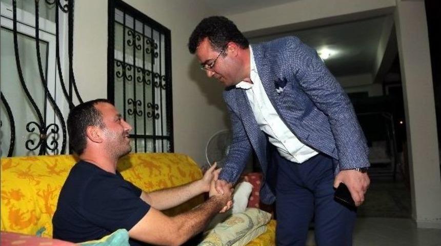 Taş&ccedil;ı&rsquo;dan Demokrasi Gazisine Ziyaret