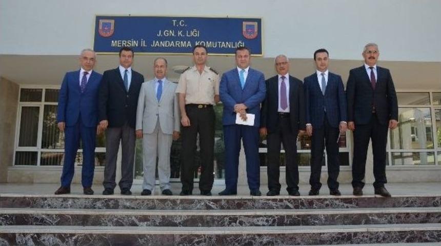 Mersin İl Milli Eğitim M&uuml;d&uuml;r&uuml; Koca&rsquo;dan Komutanlara Ziyaret