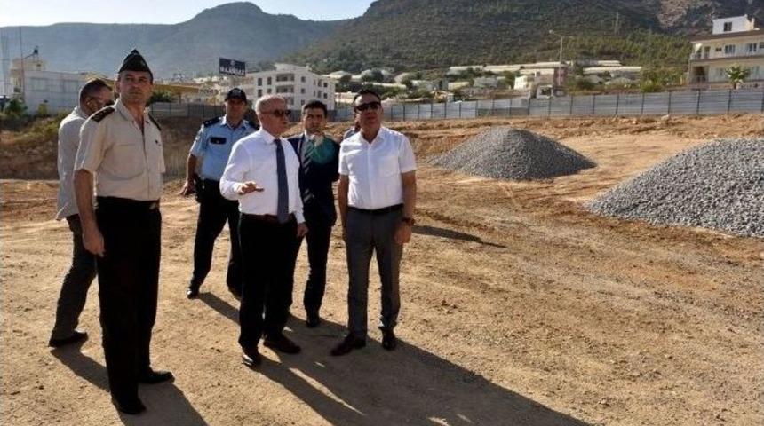 Vali &Ccedil;akacak, Aydıncık&rsquo;ta İncelemelerde Bulundu