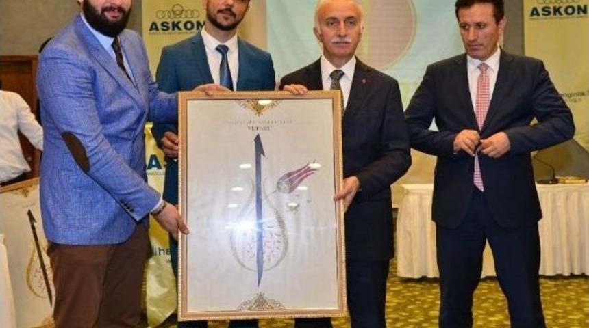 Vali Şahin, Askon &Uuml;yeleriyle Bir Araya Geldi