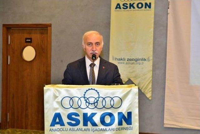 Vali Şahin, Askon Üyeleriyle Bir Araya Geldi