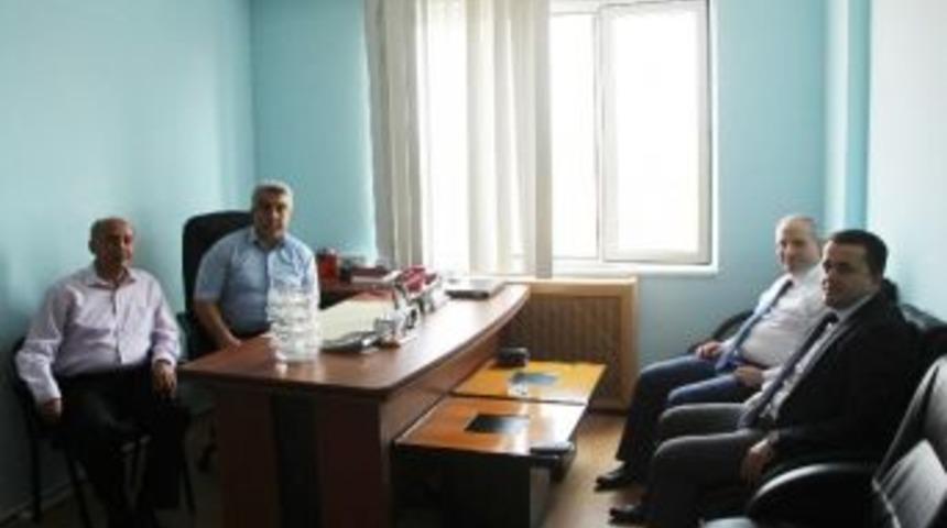 Eti Maden Genel M&uuml;d&uuml;r Yardımcısı Hızır Ay&rsquo;dan Başkan &Ccedil;alışkan&rsquo;a Ziyaret