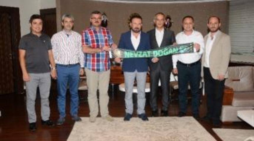 Başkan Doğan, Kocaelispor Y&ouml;netimini Makamında Ağırladı